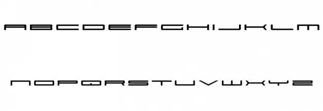 Super Ultra 911 خط أحرف صغيرة