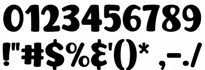 Super Unicorn Font OTHER CHARS