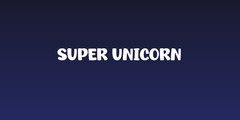 Super Unicorn Social Header