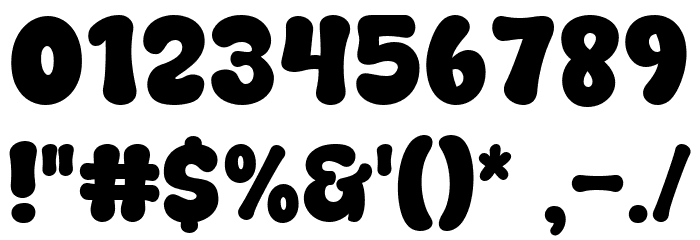 Super Vanilla Font OTHER CHARS
