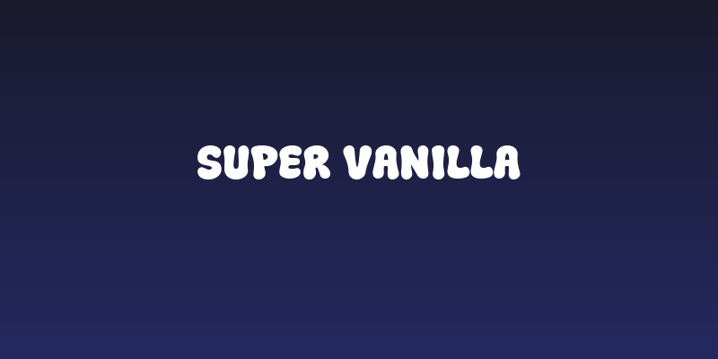 Super Vanilla Social Header