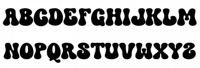 Super Vibes Schriftart Groß