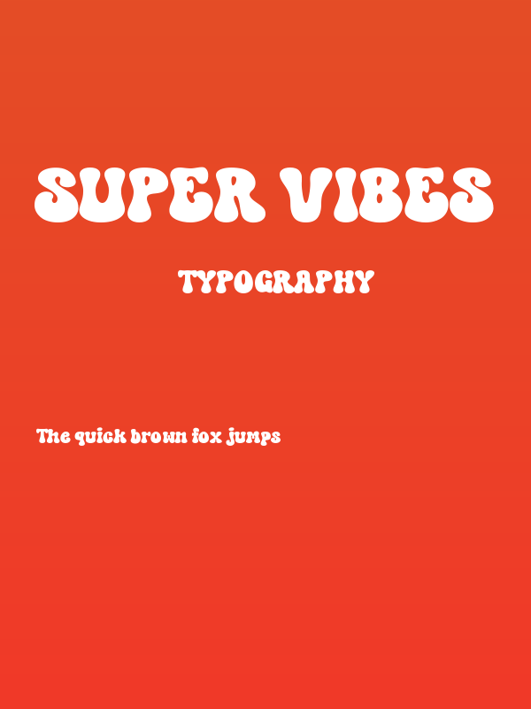 Super Vibes Poster