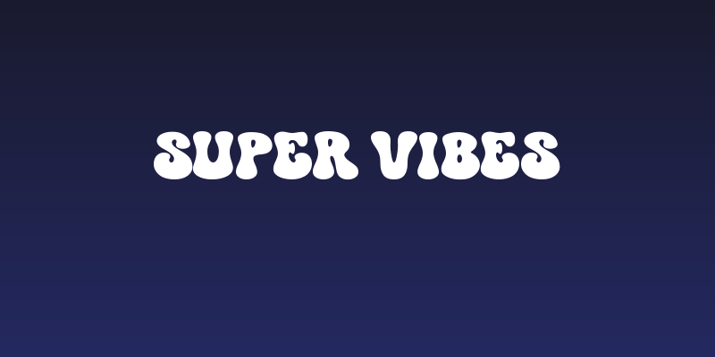 Super Vibes Social Header
