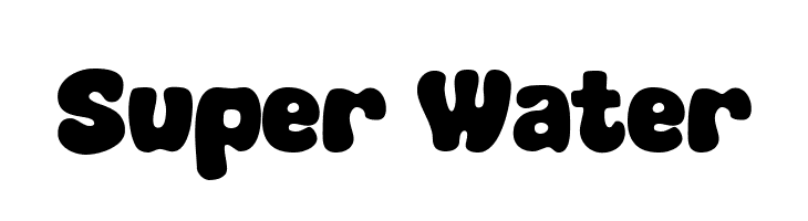 Super Water  les polices de caractères gratuit tlcharger