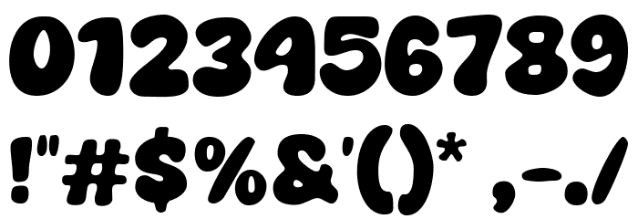 Super Water Font OTHER CHARS