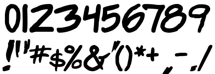 Super Webcomic Bros. Bold Italic Font OTHER CHARS