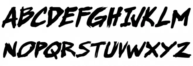 Super Webcomic Bros. Bold Italic Caratteri MAIUSCOLE