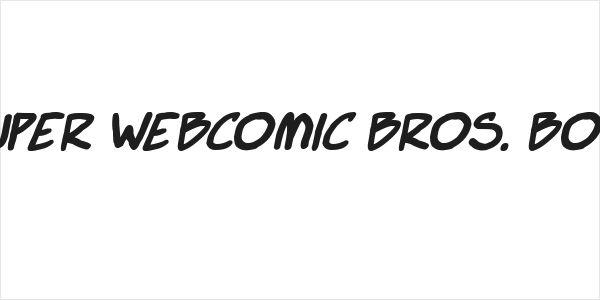 Super Webcomic Bros. Bold Logo