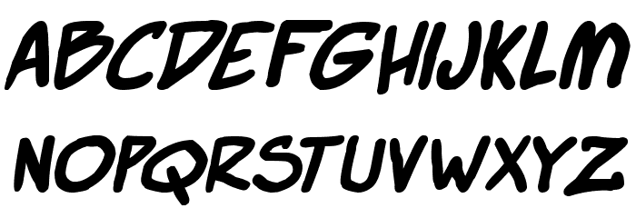 Super Webcomic Bros. Bold Font LOWERCASE