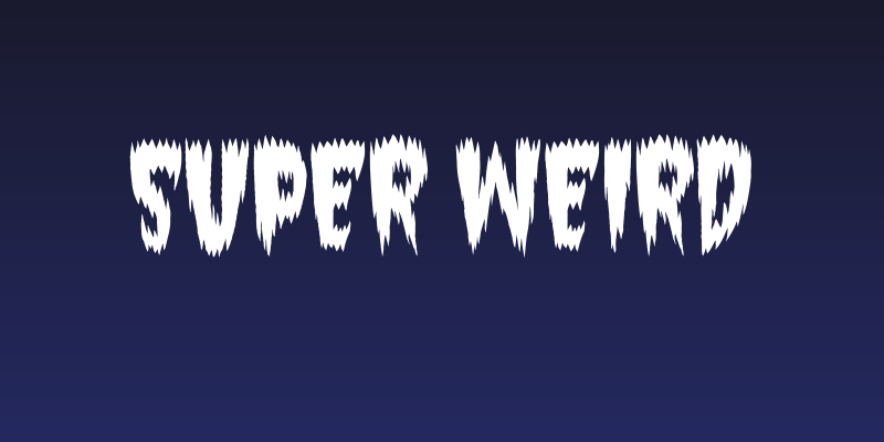 Super Weird Social Header