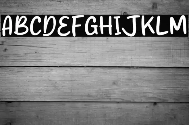 Super Welcome Font examples