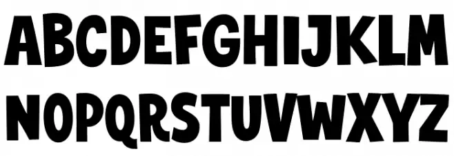 Super Wonder Regular Font UPPERCASE