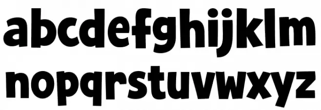 Super Wonder Regular Font LOWERCASE