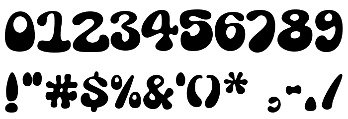 Super Woobly Font OTHER CHARS