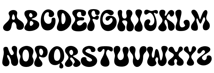 Super Woobly Font LOWERCASE
