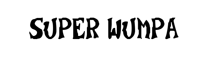 Super Wumpa  Frei Schriftart Herunterladen