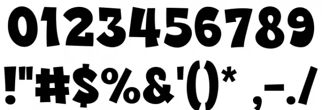 Super Youth Regular خط محارف أخرى