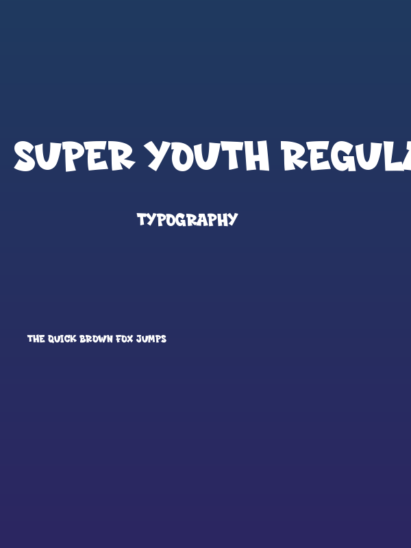 Super Youth Regular Poster