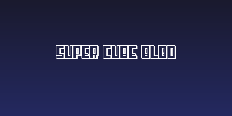 Super cube Blod Social Header