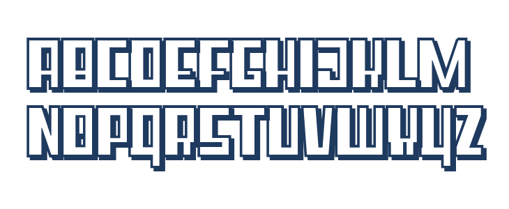 Super cube Blod Lowercase