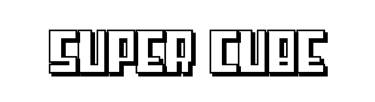 Super cube Font