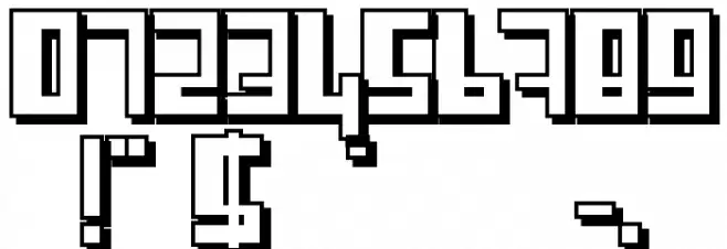 Super cube Font OTHER CHARS