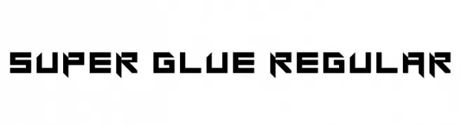 Super glue Regular  Скачать бесплатные шрифты