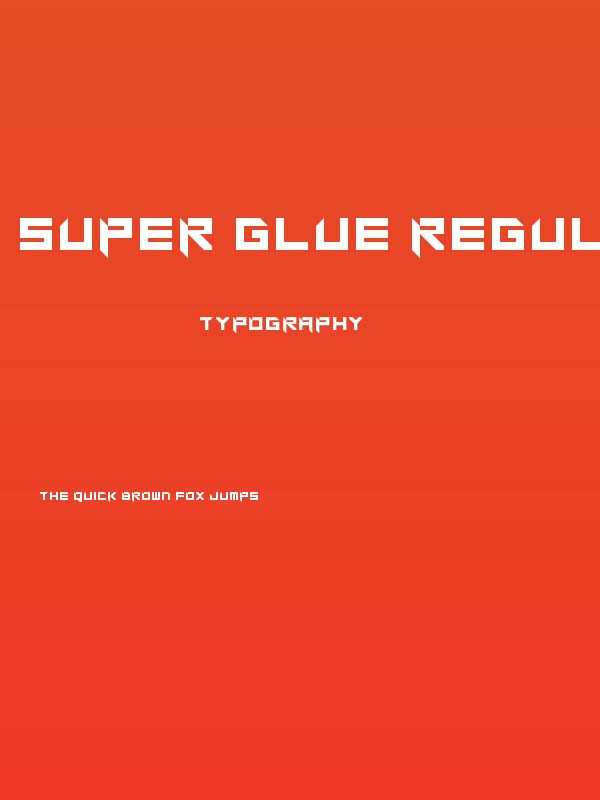 Super glue Regular Poster