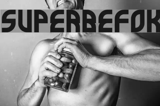 SuperBefok Font examples