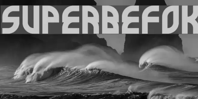 SuperBefok Font examples