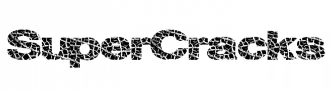 SuperCracks  Frei Schriftart Herunterladen