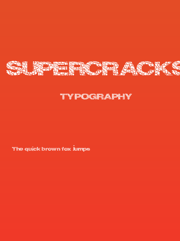 SuperCracks Poster