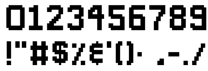 SuperCrestat Font OTHER CHARS