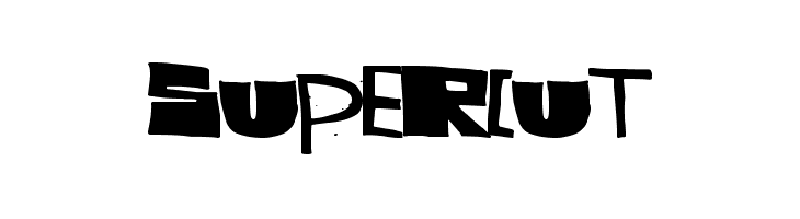 SuperCut Font