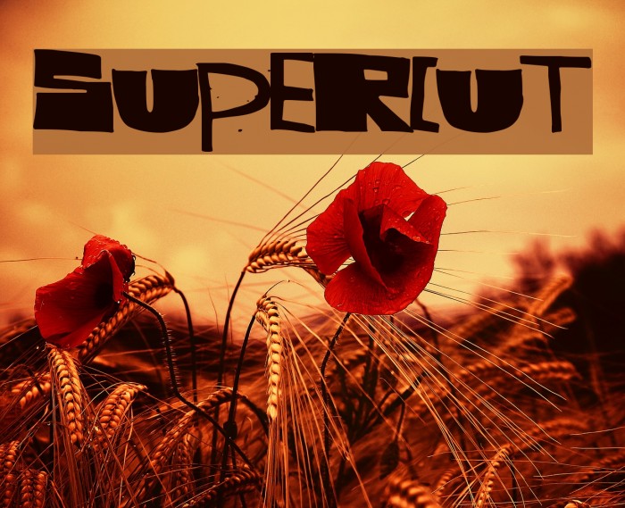 SuperCut Font examples