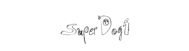 SuperDog1  フリーフォントのダウンロード