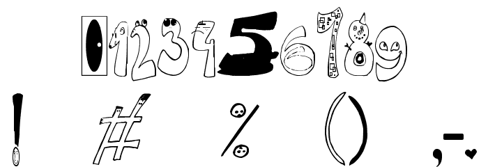 SuperDog1 Font OTHER CHARS