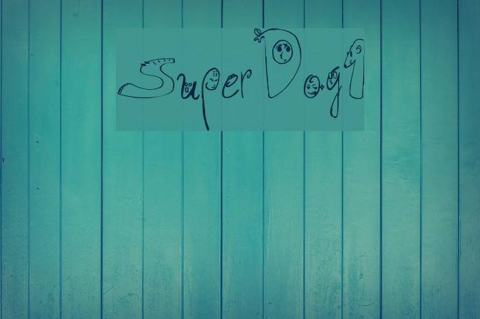 SuperDog1 Font examples