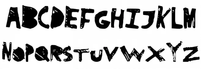 SuperDrag Шрифта ВЕРХНИЙ