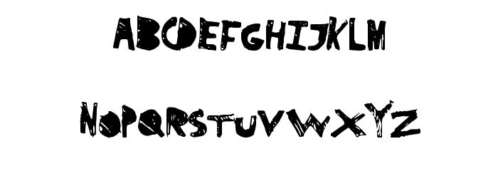 SuperDrag Font LOWERCASE