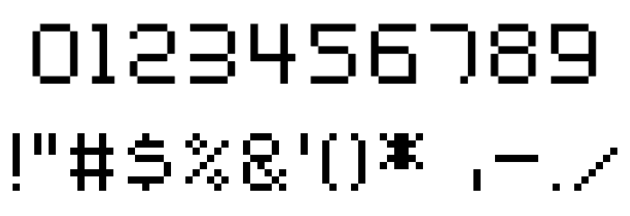 SuperFilly Font OTHER CHARS