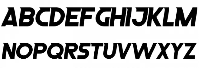 SuperFlashDemo フォント 大文字