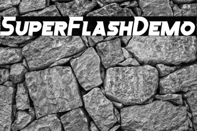SuperFlashDemo フォント examples