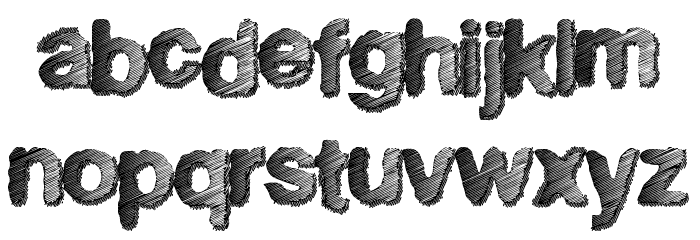 SuperFreak Font LOWERCASE