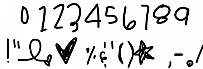 SuperGirlfriend Font OTHER CHARS