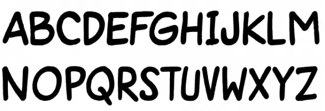 SuperGossip-Bold Schriftart Groß