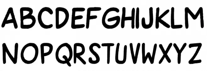 SuperGossip-Bold फ़ॉन्ट लोअरकेस