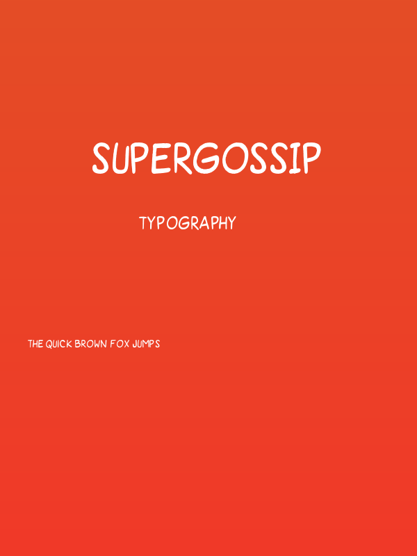 SuperGossip Poster