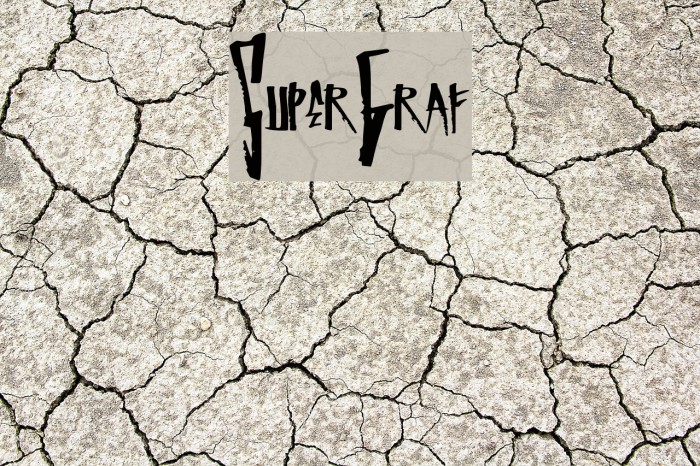 SuperGraf Font examples